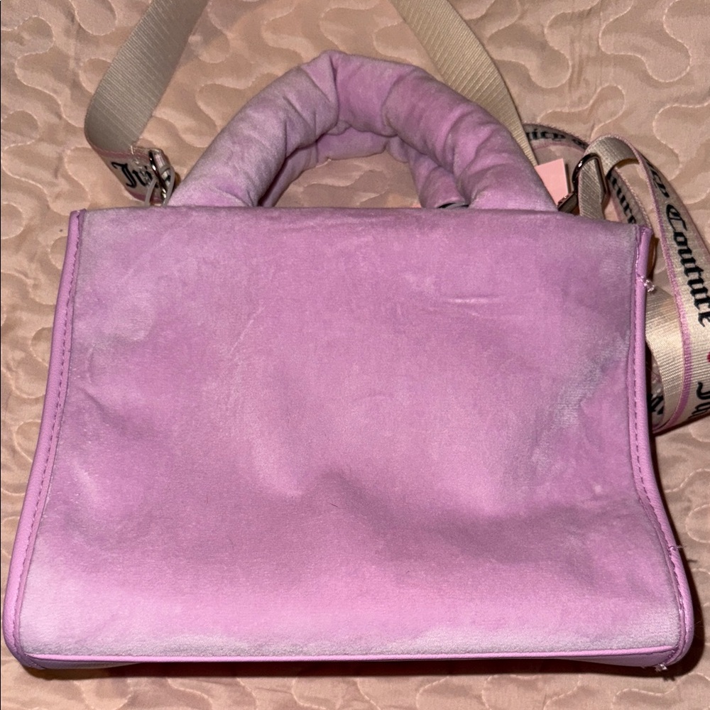 Juicy Couture Pink Mini Bag with Rhinestone Detail - Picture 4 of 6